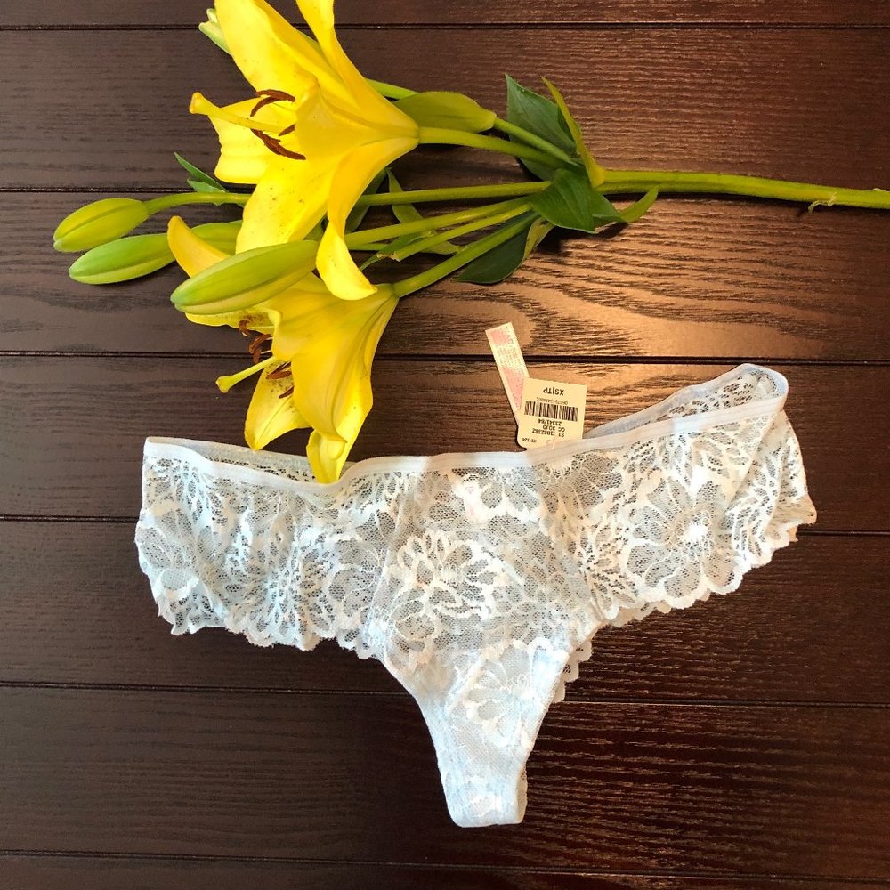 NWT Pink by Victoria's Secret Lace Panties size XS